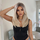 Platinum Blonde with Shadow Roots Wig - MARKETPLACE - Milk & Honey Wigs