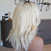PLATINUM OMBRE - Seamless - Human Hair Wig - Milk & Honey Wigs