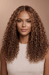 RAW CURL - Mixed Brown - Human Hair Wig | Milk & Honey Wigs