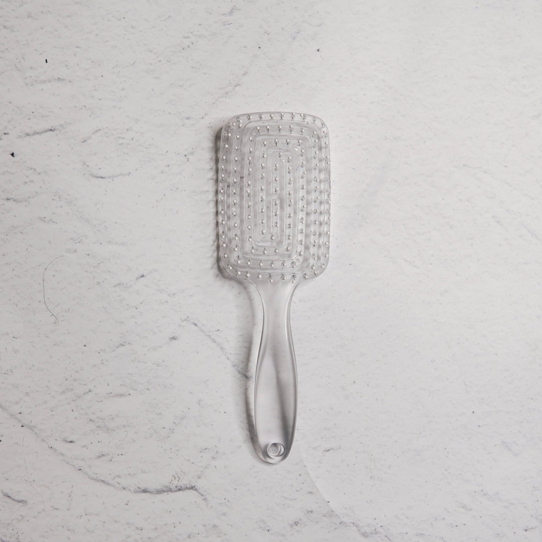 RECTANGLE DETANGLE BRUSH - Clear ( Travel Size ) - Milk &amp; Honey Wigs