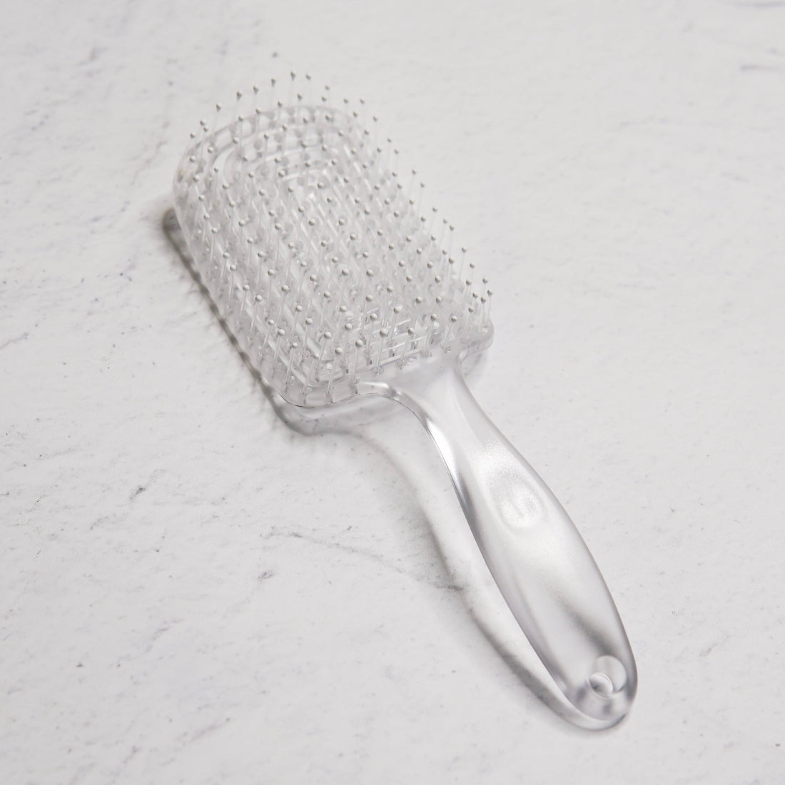 RECTANGLE DETANGLE BRUSH - Clear ( Travel Size ) - Milk &amp; Honey Wigs