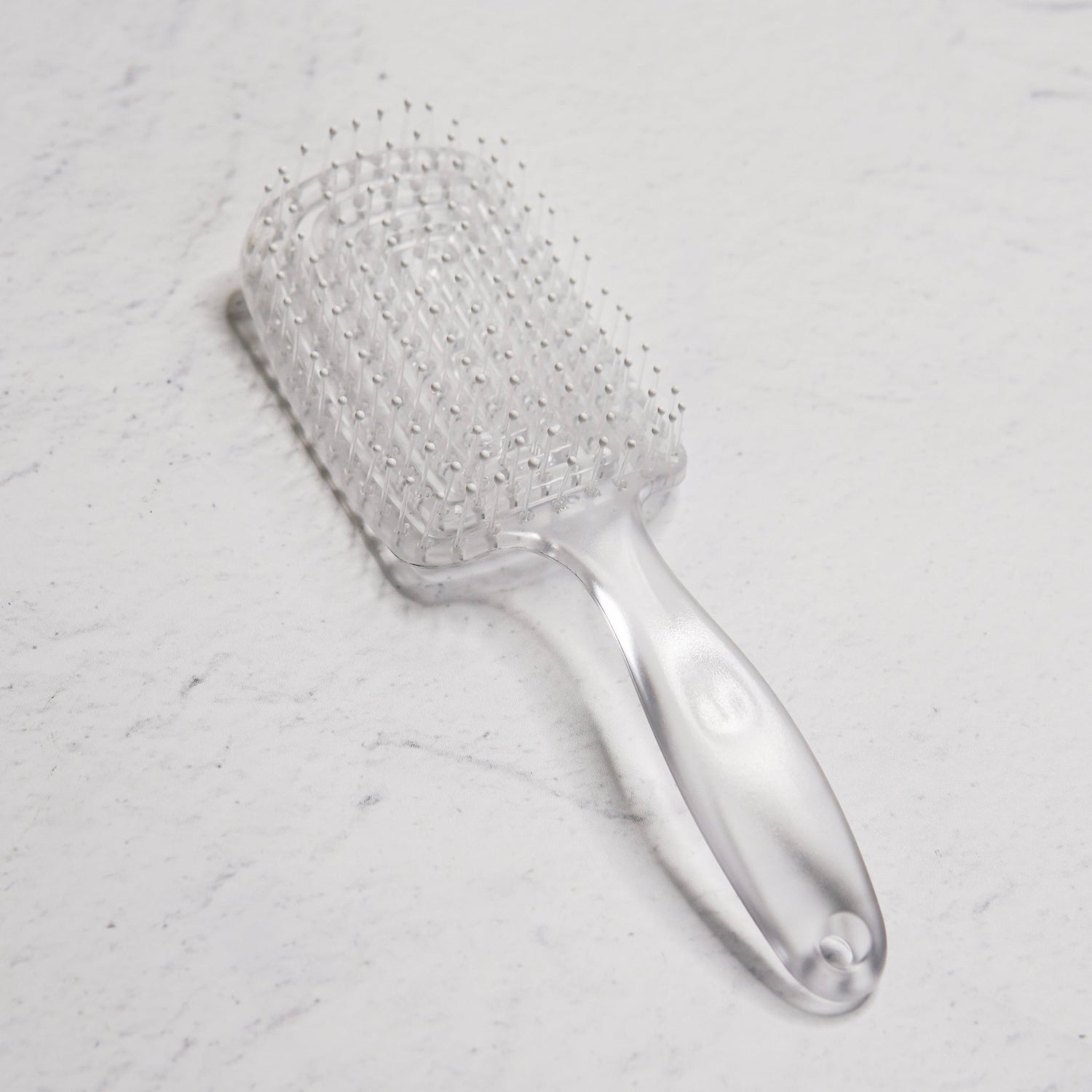 RECTANGLE DETANGLE BRUSH - Clear ( Travel Size ) - Milk &amp; Honey Wigs