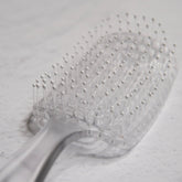 RECTANGLE DETANGLE BRUSH - Clear ( Travel Size ) - Milk & Honey Wigs