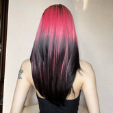 Red and Black Highlight Wig - MARKETPLACE - Milk & Honey Wigs