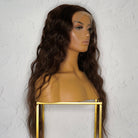 RIRI 26" Wavy Human Hair Lace Front Wig - Milk & Honey