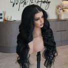 ROBBIE Natural Black 13x4 Lace Front Wig - Milk & Honey Wigs