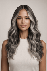 ROE - Salt & Pepper - Human Hair Wig - Milk & Honey Wigs