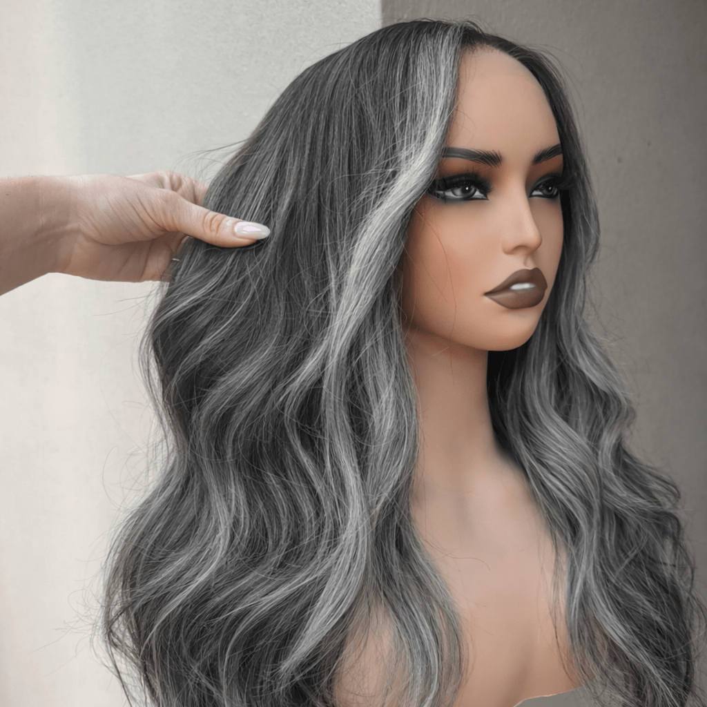 ROE - Salt &amp; Pepper - Human Hair Wig - Milk &amp; Honey Wigs