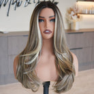 ROME Mocha Lace Front Wig - Milk & Honey Wigs
