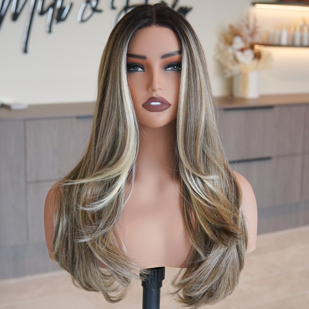 ROME Mocha Lace Front Wig - Milk &amp; Honey Wigs