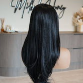 ROME Natural Black Lace Front Wig - Milk & Honey Wigs