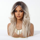 Rooted Platinum Blonde Wig – Soft Waves wig - MARKETPLACE - Milk & Honey Wigs
