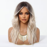 Rooted Platinum Blonde Wig – Soft Waves wig - MARKETPLACE - Milk & Honey Wigs