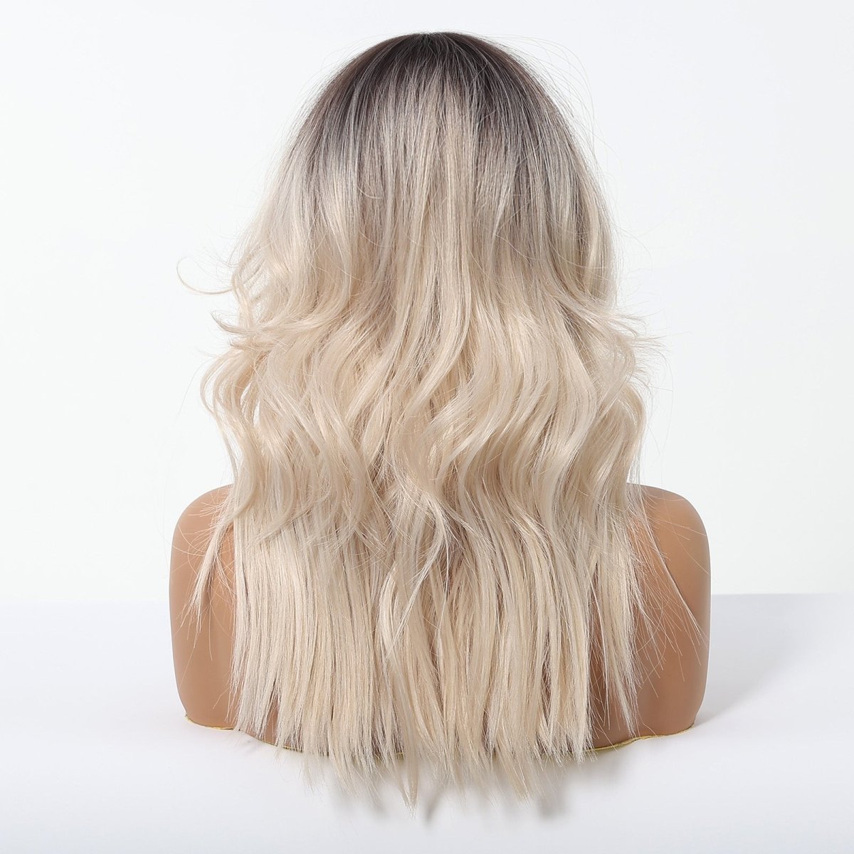 Rooted Platinum Blonde Wig – Soft Waves wig - MARKETPLACE - Milk &amp; Honey Wigs