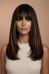 RUBY - Black - Fringe Wig - Milk & Honey Wigs