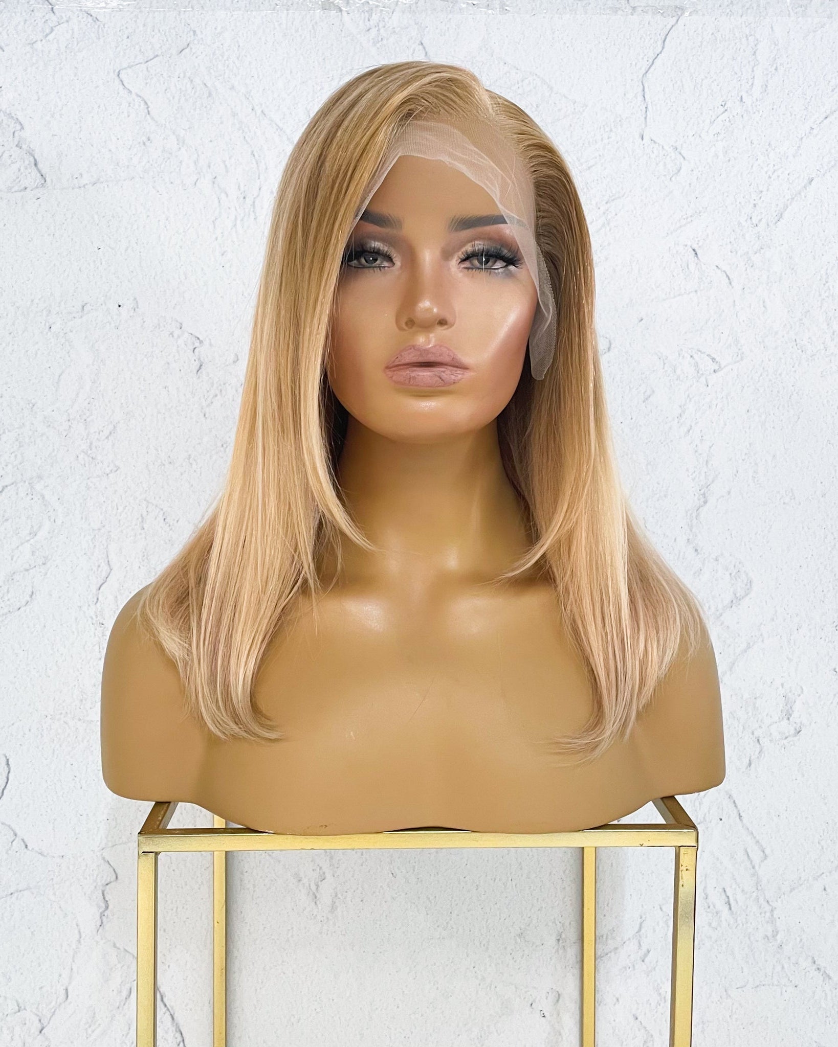 RYDER Honey Human Hair Lace Front Wig ** READY TO SHIP ** - Milk & Honey