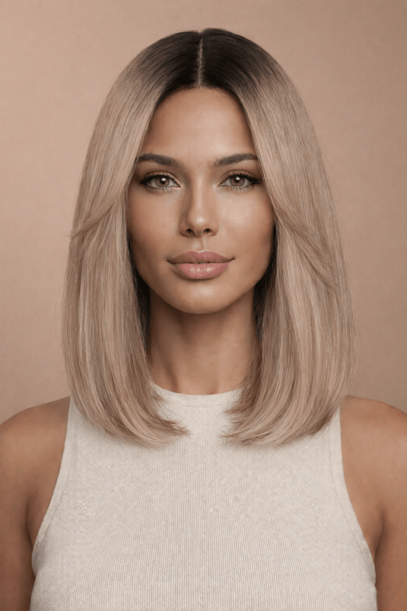 SABRINA - Caramel Blonde - Lace Front Wig - Milk &amp; Honey Wigs