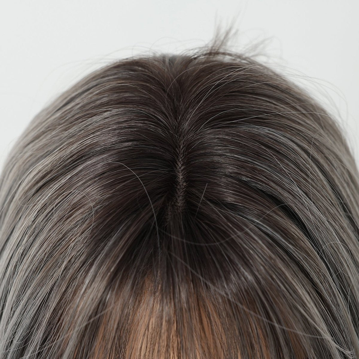 Salt and Pepper Layered Wig - MARKETPLACE - Milk &amp; Honey Wigs