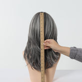 Salt and Pepper Layered Wig - MARKETPLACE - Milk & Honey Wigs