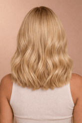 SAMPLE - Rooted Warm Blonde - Human Hair Wigs | Milk & Honey Wigs