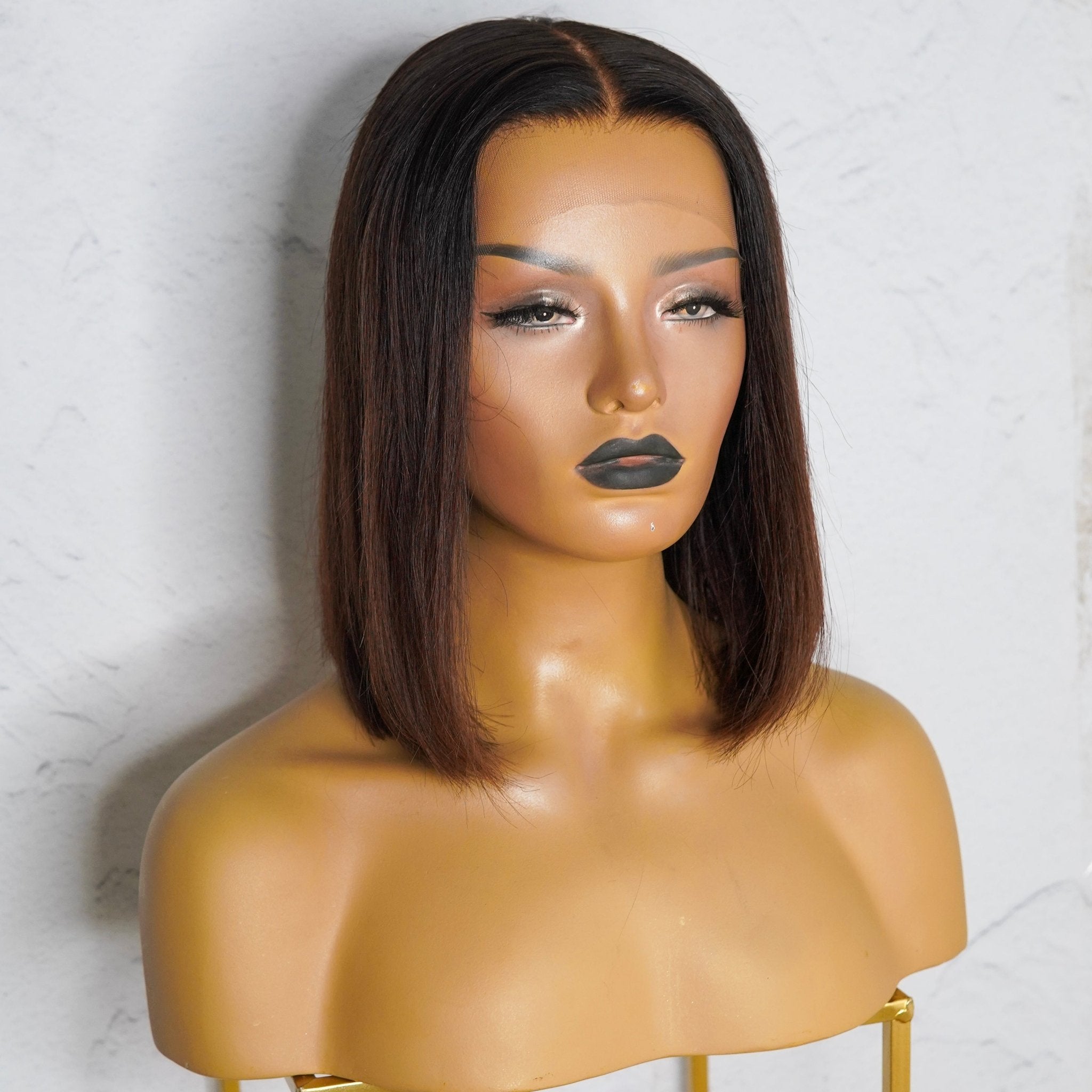 SARA Human Hair Lace Front Wig - Milk & Honey Wigs