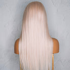 SEAMLESS Ready To Wear 9x6" 60 LIGHTEST BLONDE Straight Human Hair Wig - Milk & Honey Wigs