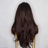 SELENE Dark Brown Lace Front Wig - Milk & Honey Wigs