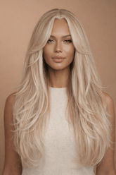 SELENE - Frosted Blonde - Lace Front Wig - Milk & Honey Wigs