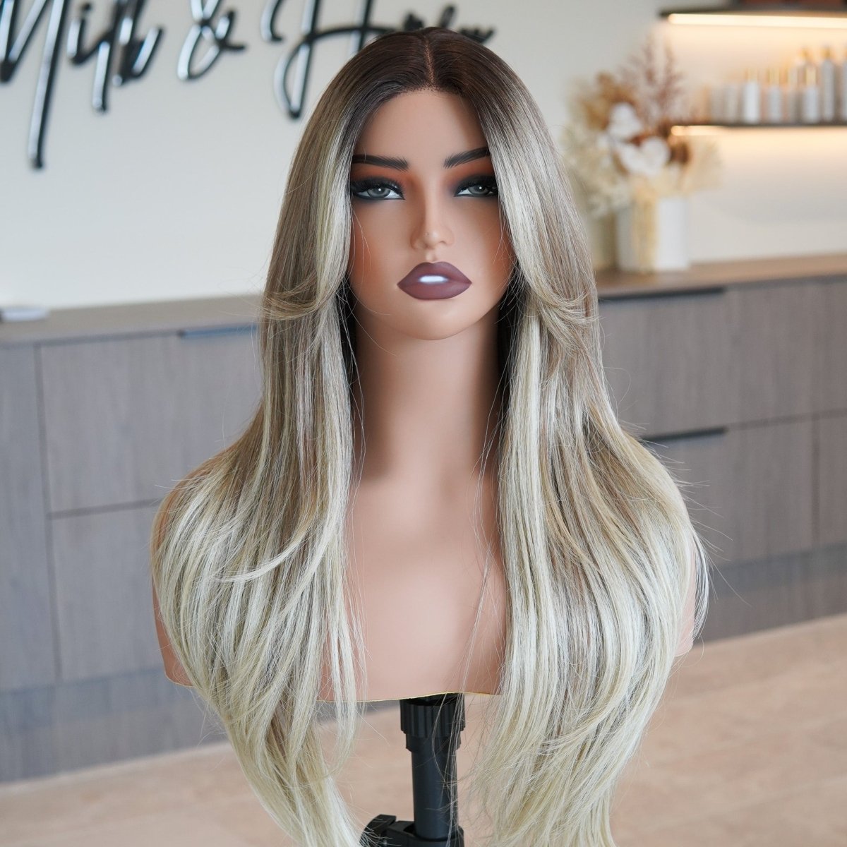 SELENE Lived - In Blonde Lace Front Wig - Milk &amp; Honey Wigs