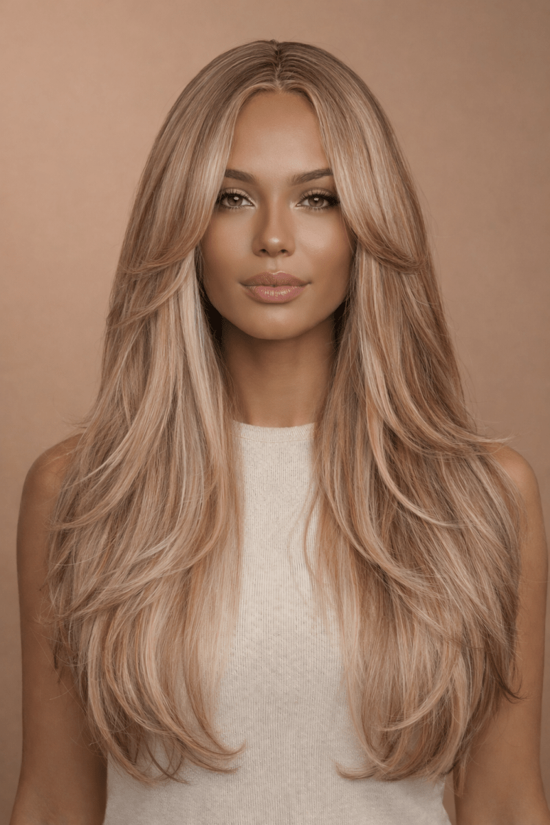 SELENE - Mixed Beach Blonde - Lace Front Wig - Milk &amp; Honey Wigs