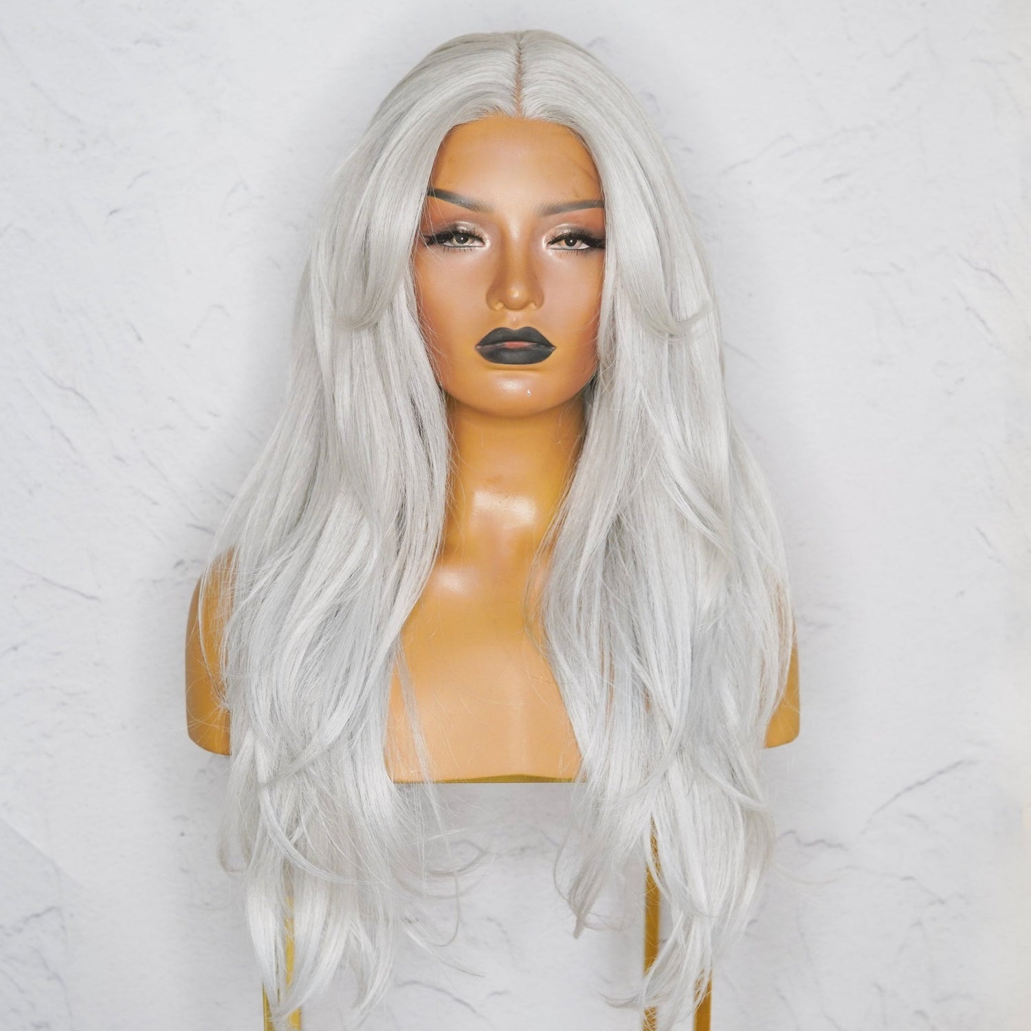 SELENE Silver Lace Front Wig - Milk &amp; Honey Wigs