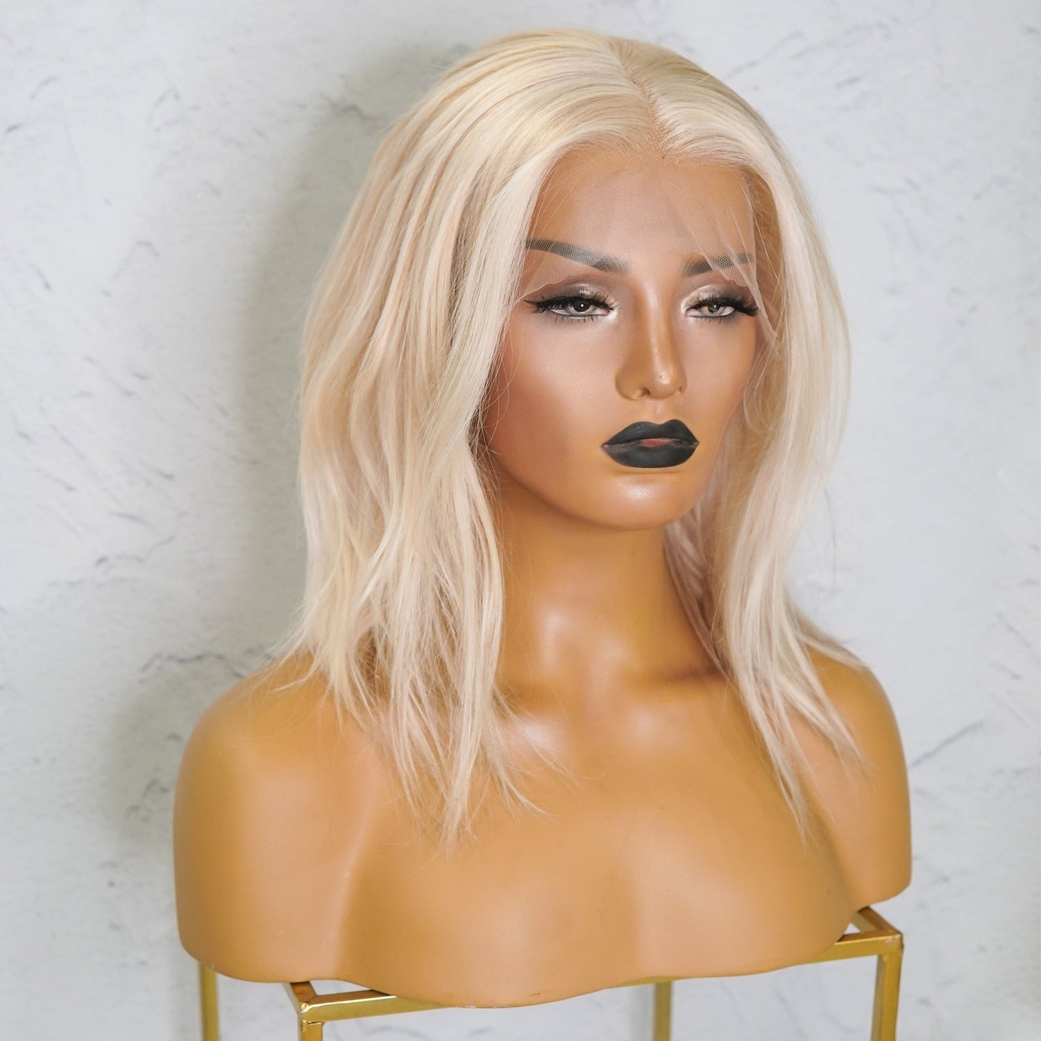 SELMA Blonde Human Hair Lace Front Wig - Milk &amp; Honey Wigs