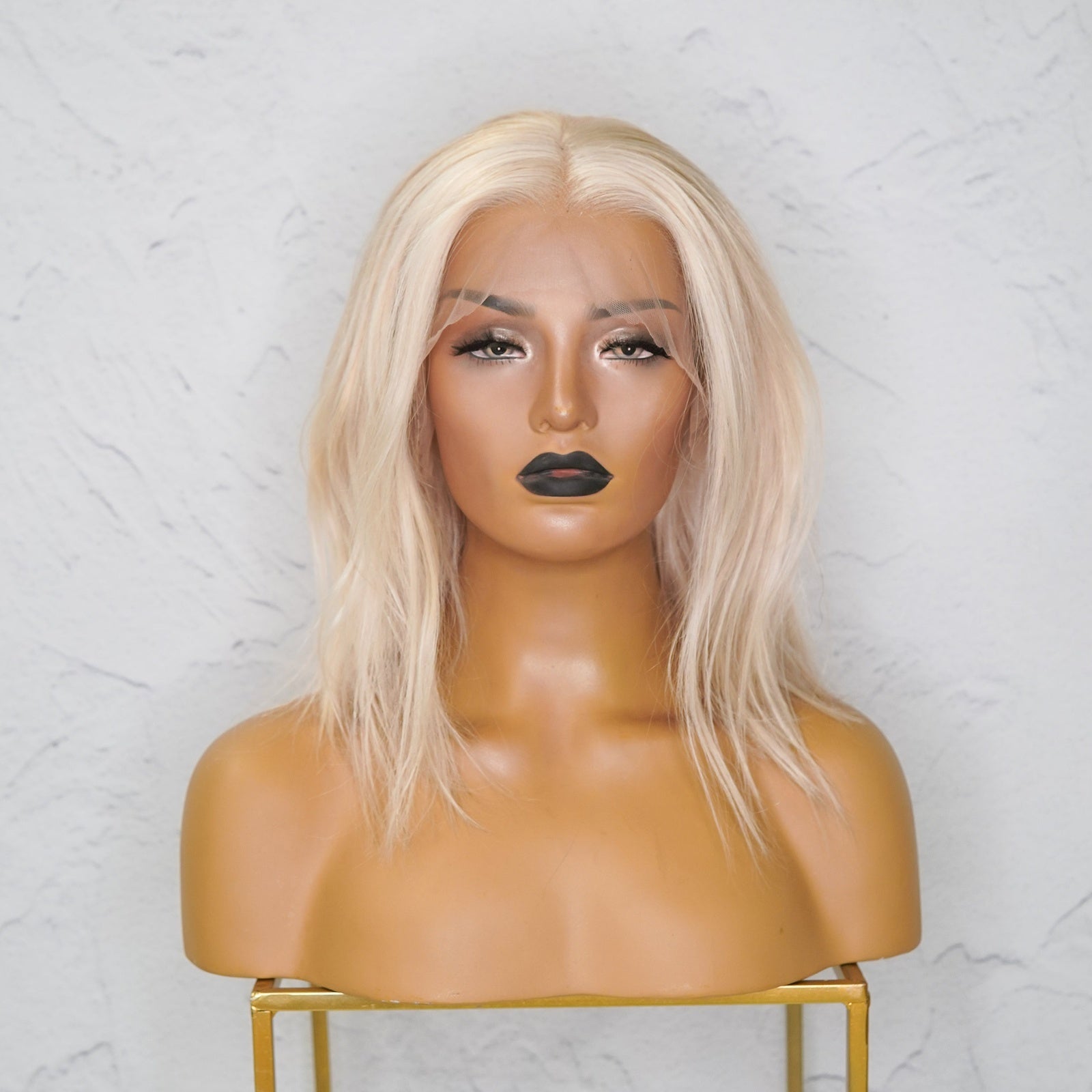 SELMA Blonde Human Hair Lace Front Wig - Milk &amp; Honey Wigs