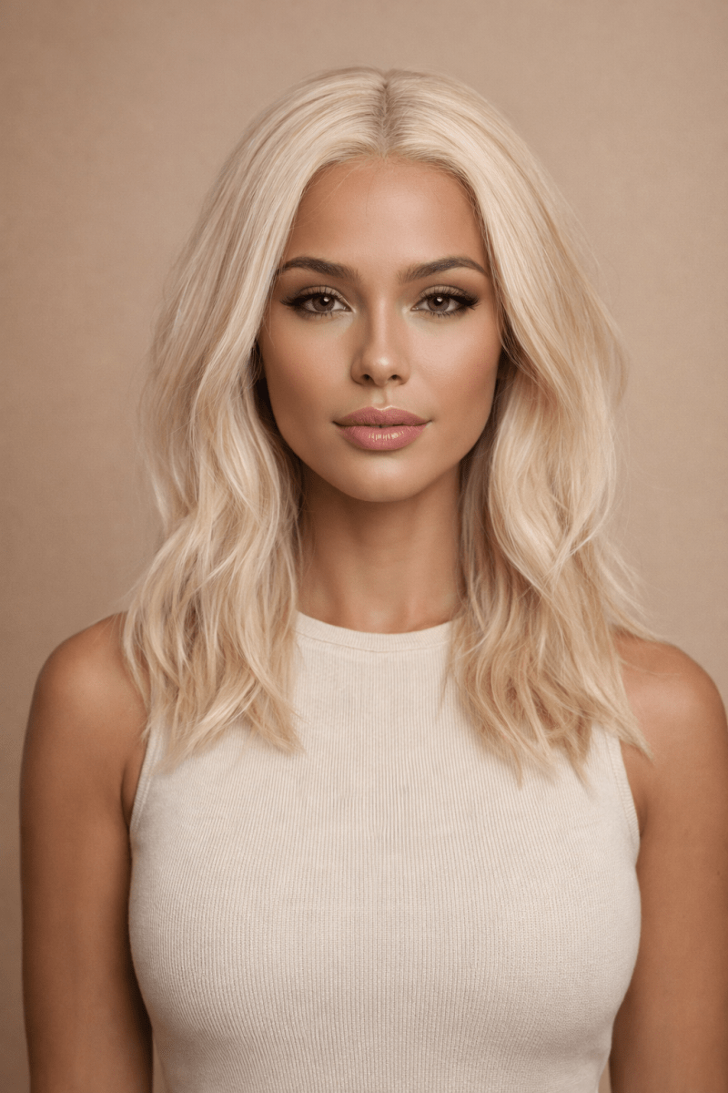 SELMA - Blonde - Human Hair Wig - Milk &amp; Honey Wigs