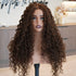 SHIRLEY Medium Brown Curl Lace Front Wig - Milk & Honey Wigs
