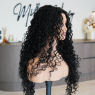 SHIRLEY Natural Black Curl Lace Front Wig - Milk & Honey Wigs