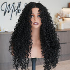SHIRLEY Natural Black Curl Lace Front Wig - Milk & Honey Wigs