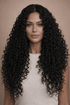 SHIRLEY - Natural Black - Lace Front Wig - Milk & Honey Wigs