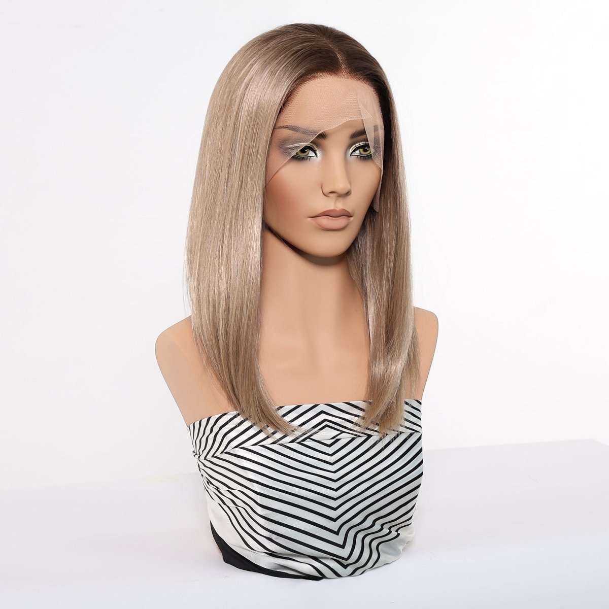 Shoulder Length Dark Blonde 13x6 Lace Front Wig - MARKETPLACE - Milk &amp; Honey Wigs