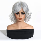 Silver Curl Fringe Wig - MARKETPLACE - Milk & Honey Wigs