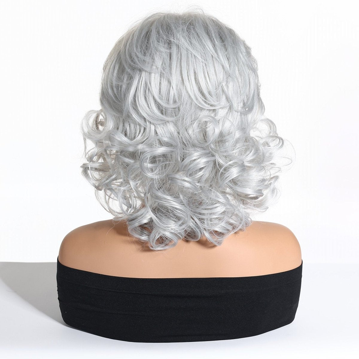 Silver Curl Fringe Wig - MARKETPLACE - Milk &amp; Honey Wigs