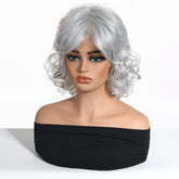 Silver Curl Fringe Wig - MARKETPLACE - Milk & Honey Wigs