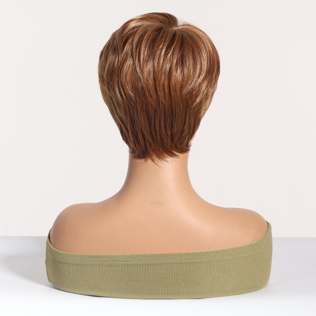 Sleek Chestnut Brown Pixie Cut Wig - MARKETPLACE - Milk &amp; Honey Wigs