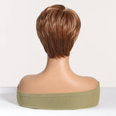 Sleek Chestnut Brown Pixie Cut Wig - MARKETPLACE - Milk & Honey Wigs