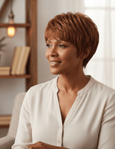 Sleek Chestnut Brown Pixie Cut Wig - MARKETPLACE - Milk & Honey Wigs