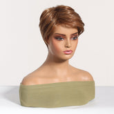 Sleek Chestnut Brown Pixie Cut Wig - MARKETPLACE - Milk & Honey Wigs