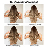 Soft Brown with Ash Blonde Highlights Wig - MARKETPLACE - Milk & Honey Wigs