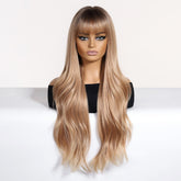 Soft Wavy Honey Brown Wig - MARKETPLACE - Milk & Honey Wigs