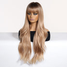 Soft Wavy Honey Brown Wig - MARKETPLACE - Milk & Honey Wigs