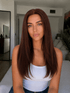 SOPHIE - Brown - Human Hair Wig - Milk & Honey Wigs